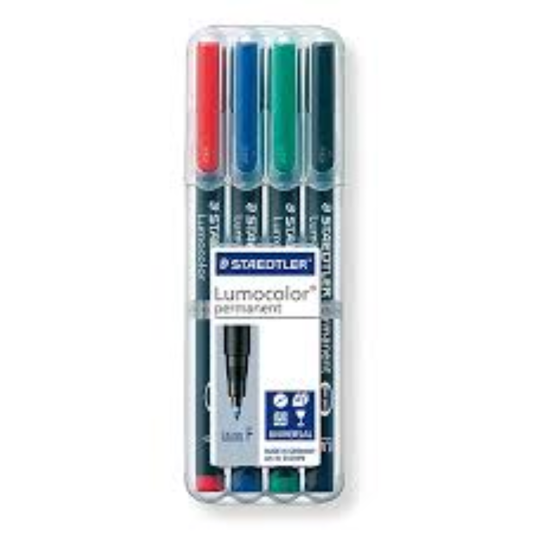 Staedtler Lumocolor OHP perman. Bx=10wlt ST-318-WP4-F